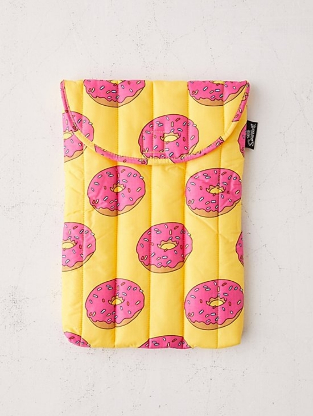 NWOT BAGGU x The Simpsons 13" Laptop Sleeve Donuts